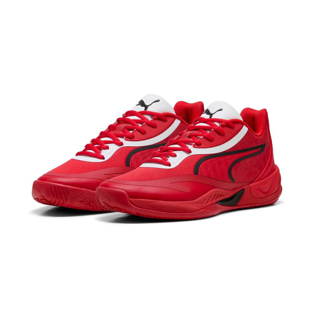 Puma Men's All-Pro Nitro Basketball Shoes, for All Time, Red/Black/White - size 7.5