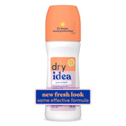 Dry Idea Unscented Roll On Deodorant & Antiperspirant for Women 3.25oz