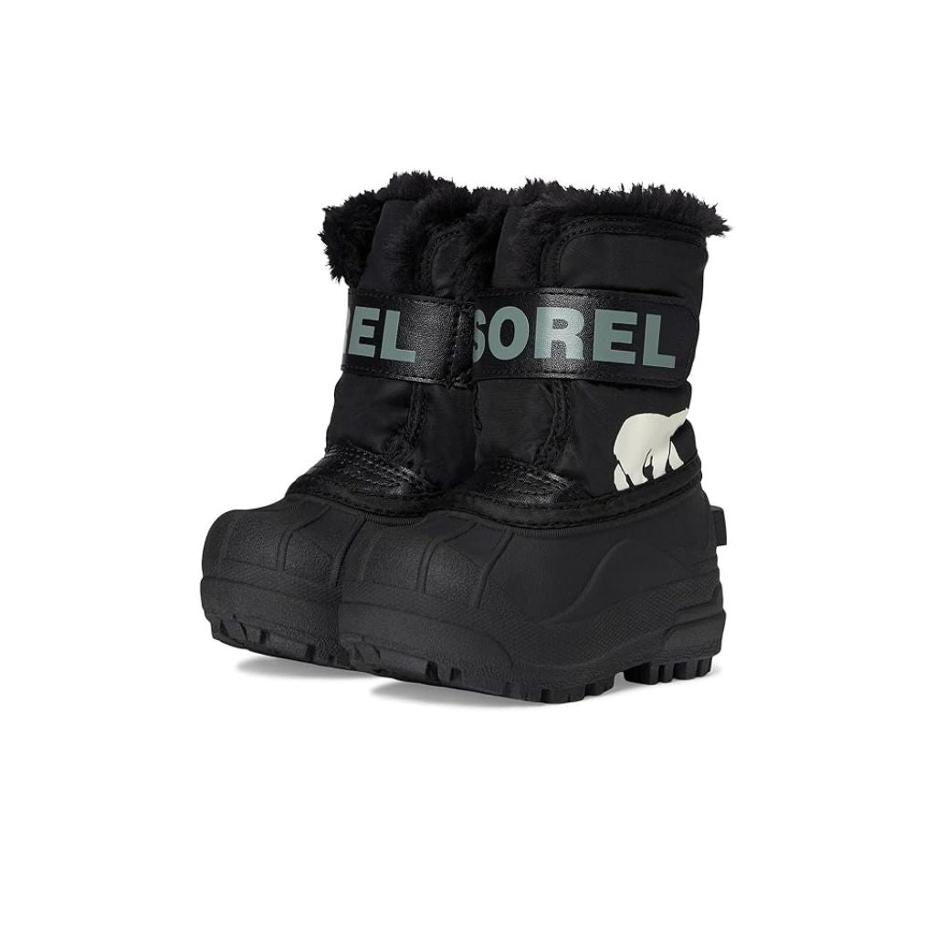 Sorel Snow Commander Toddler Snow Boots - Black, Size 5 Little Kid