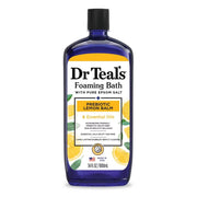 Dr Teal's Foaming Bath with Prebiotic Lemon Balm and Essential Oil Blend - 34 fl. oz.