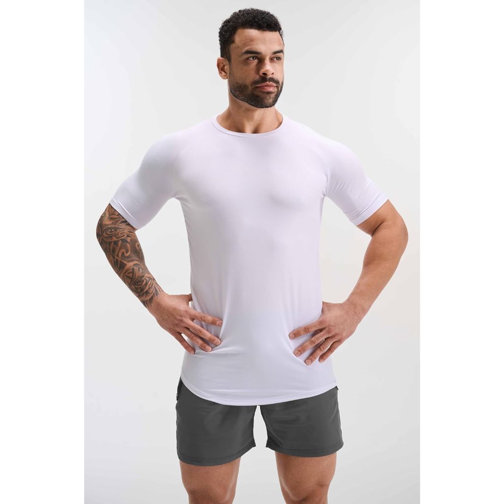 GYM REVOLUTION Men's Workout T Shirts, Medium, 5 Pack