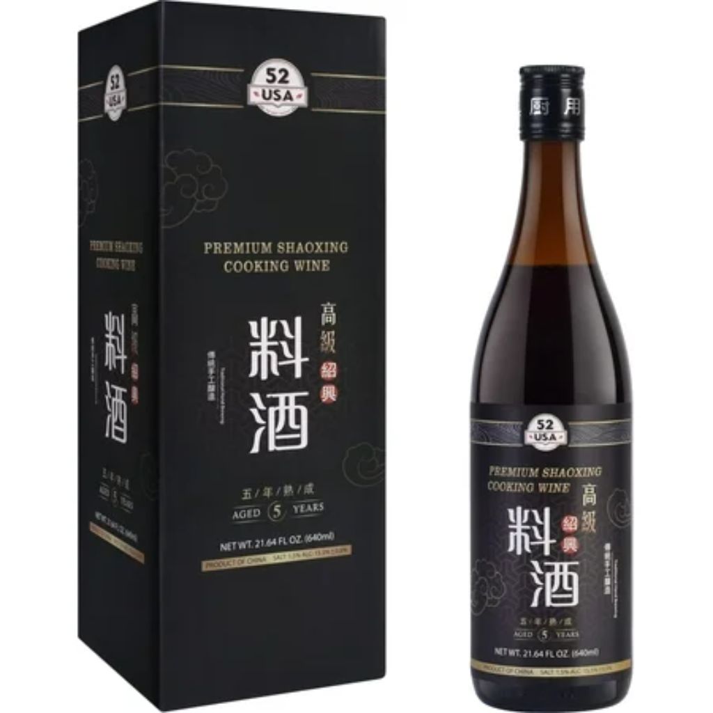 52USA Premium Shaoxing Cooking Wine, 640mL