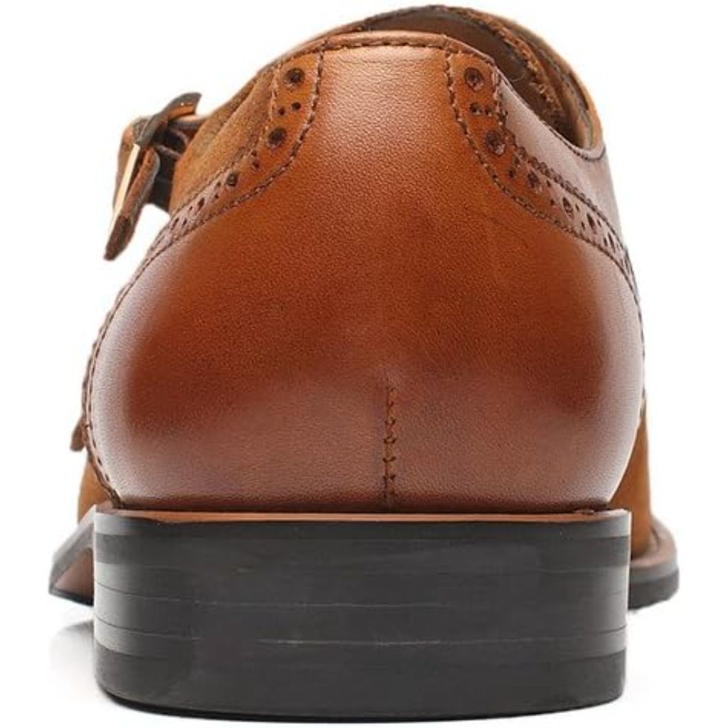 Brown Leather Slip-On Loafers for Men by La Milano, Size 8
