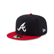 New Era Cap Co. Inc. Men's Atlanta Braves, Navy, 7.875
