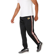 FOCO Men's NHL Team Color Stripe Logo Track Suit Pants - Chicago Blackhawks, Size XXL