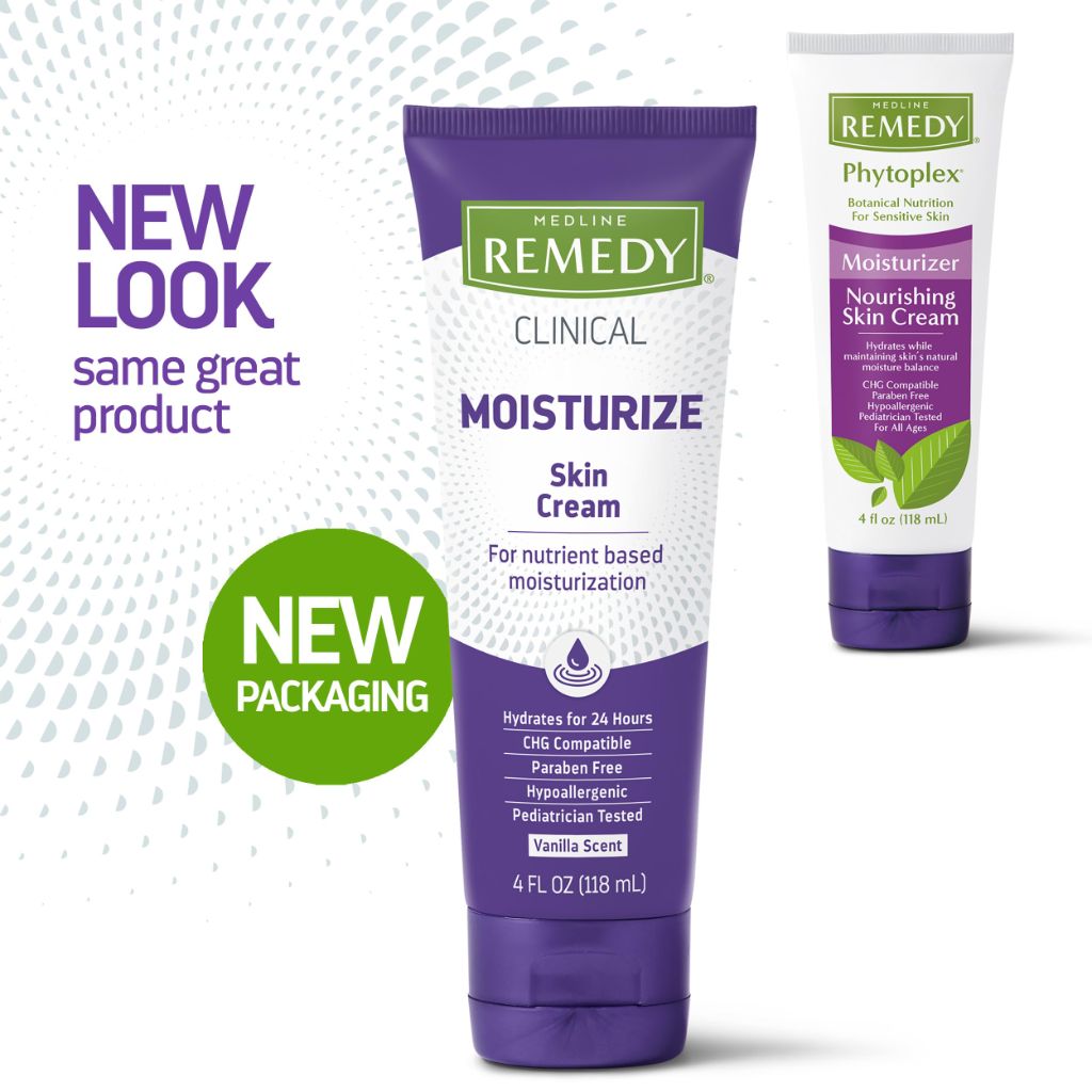 Medline Remedy Clinical Skin Cream, Vanilla Scent (4 fl oz)