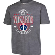 Ultra Game Youth NBA Official Super Soft Mad Props T-Shirt, Washington Wizards, Heather Charcoal, 18-20