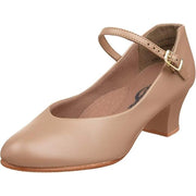 Capezio Women's Jr. Footlight Character Shoe (550) - Caramel, Size 5M