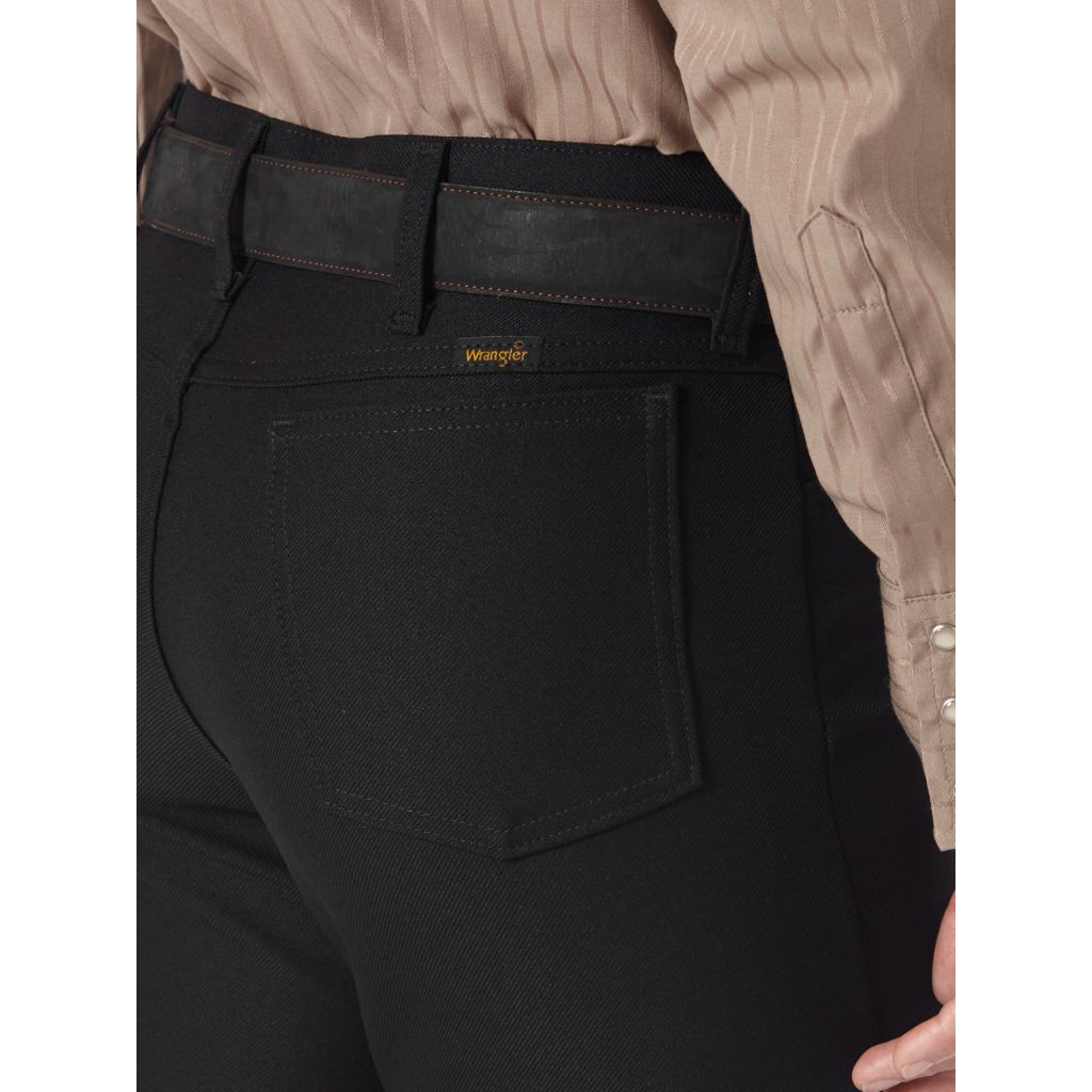 Wrangler Men's Wrancher Regular Fit Dress Jeans - Black, 48W x 32L