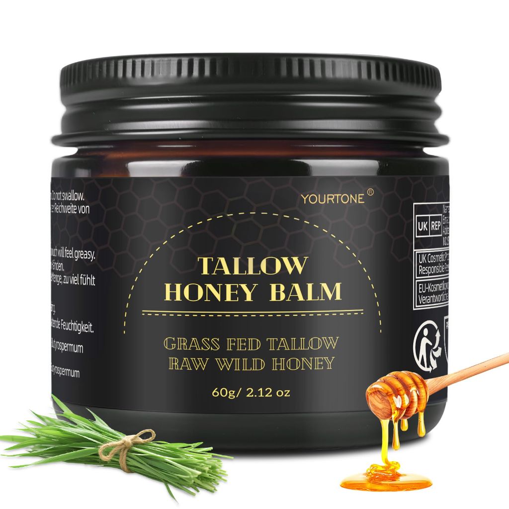 YOURTONE Beef Tallow for Skin, Deep Nourish and Soothe Dry Skin (2.12oz/60g)