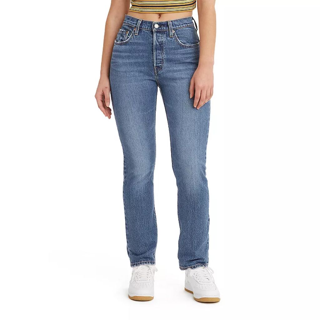 Levi's Women's 501 High-Rise Straight Leg Jeans - Salsa Sequence, 30W x 30L