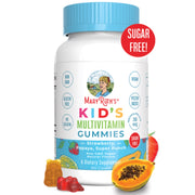 MaryRuth's Kids' Sugar-Free Vegan Multivitamin Gummies, Strawberry/Papaya/Super Punch Flavor, 60ct