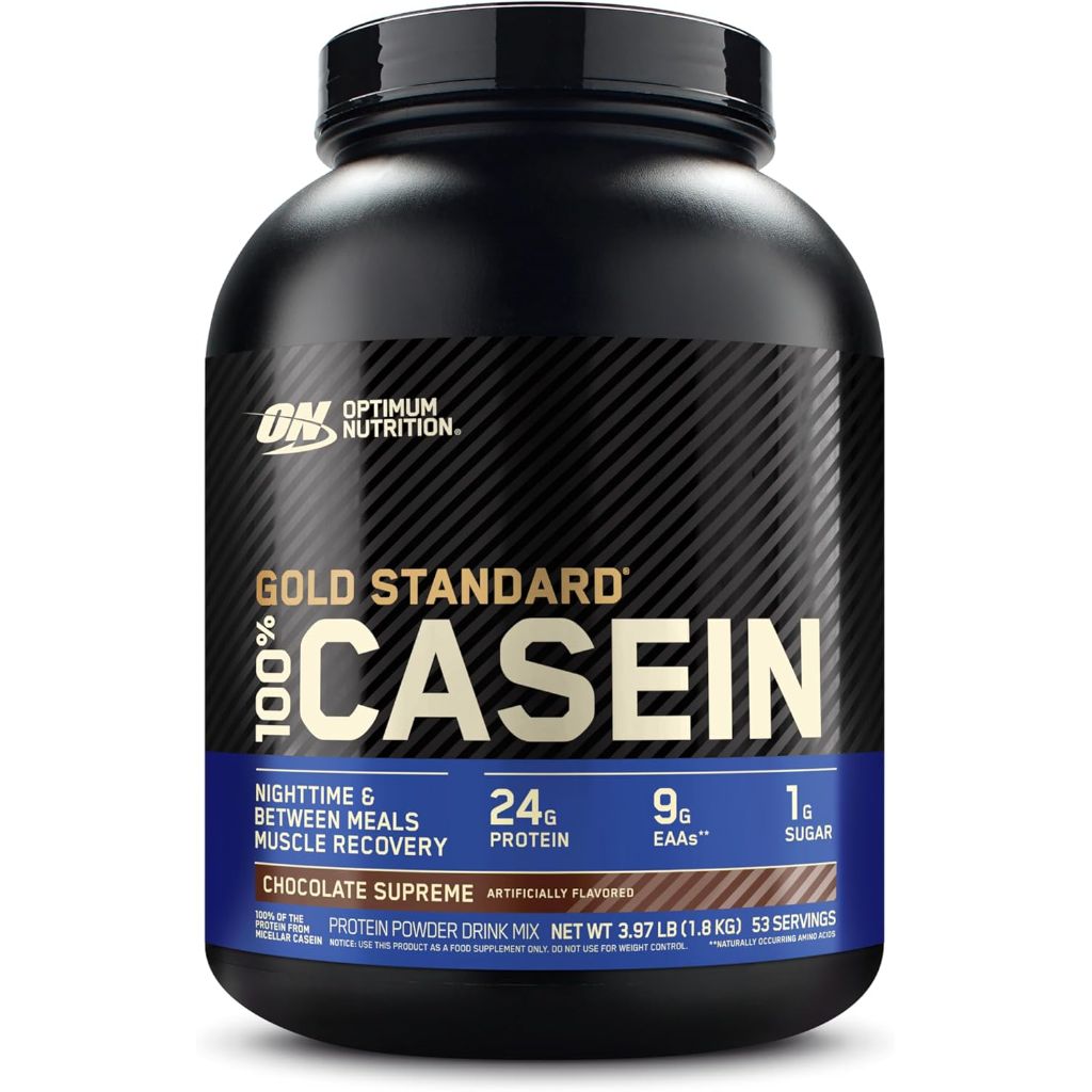 Optimum Nutrition Gold Standard 100% Casein Protein Powder - Chocolate Supreme, 4lb