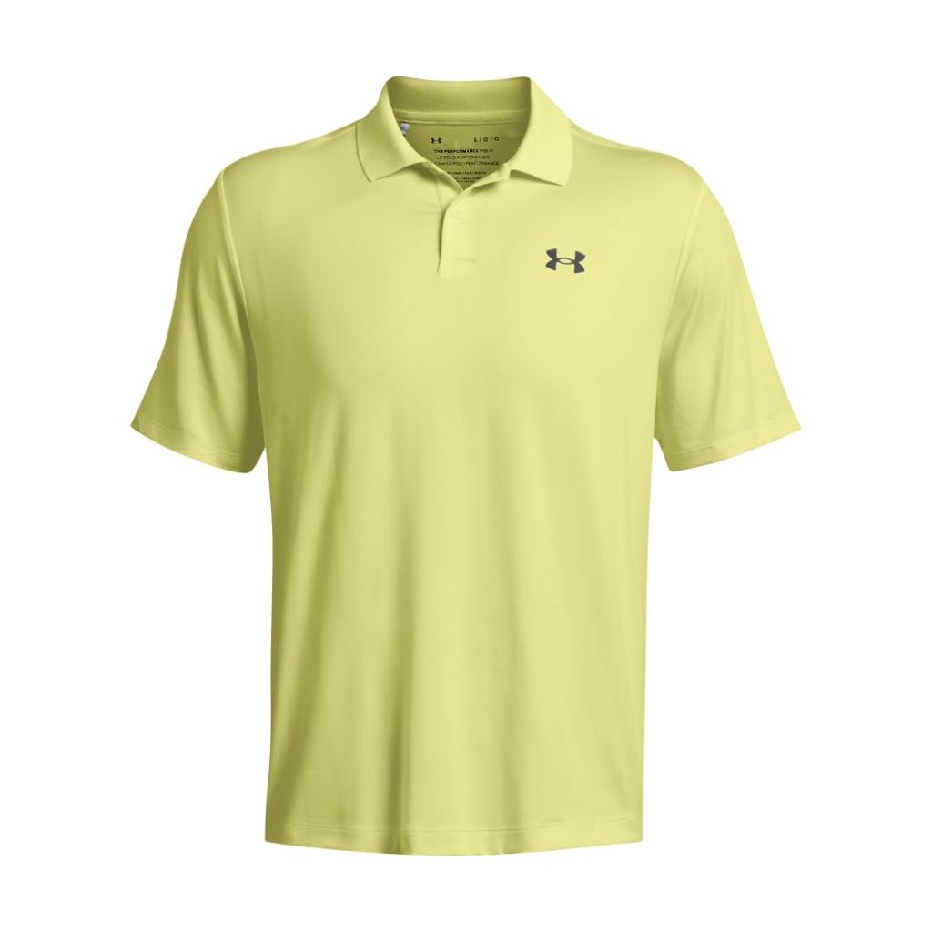 Under Armour Men's Performance 3.0 Polo, Sonic Yellow / Castlerock, XX-Large