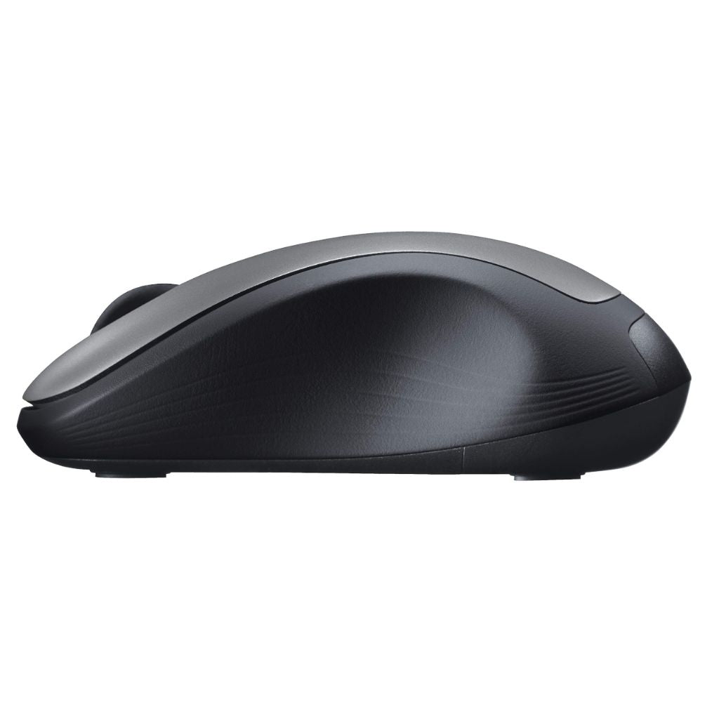 Logitech MK335 Quiet Wireless Keyboard and Mouse Combo - Black/Silver Keyboard and Mouse Combo Wireless, Ambidextrous