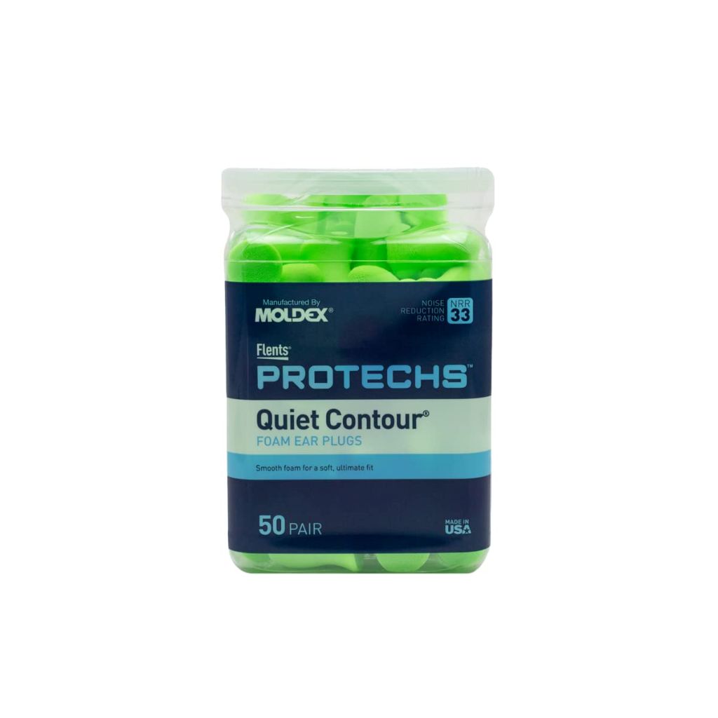 Flents Protechs Foam Ear Plugs, 50 Pair Green