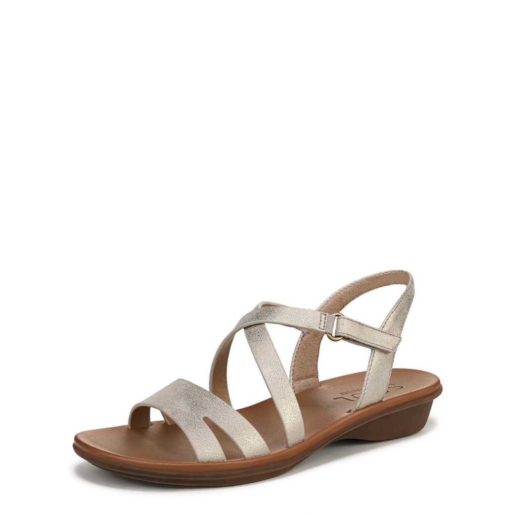Naturalizer SOUL Women's Shenna Sandal Gold Metallic 11 M