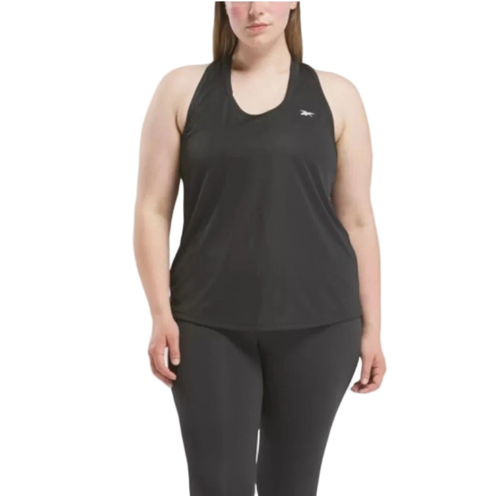 SZ 3X, Reebok Women's Id Train Supremium Tank (Plus Size), Night Black
