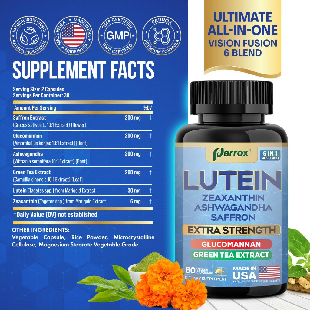 Parrox Lutein Supplement (60 Caps)