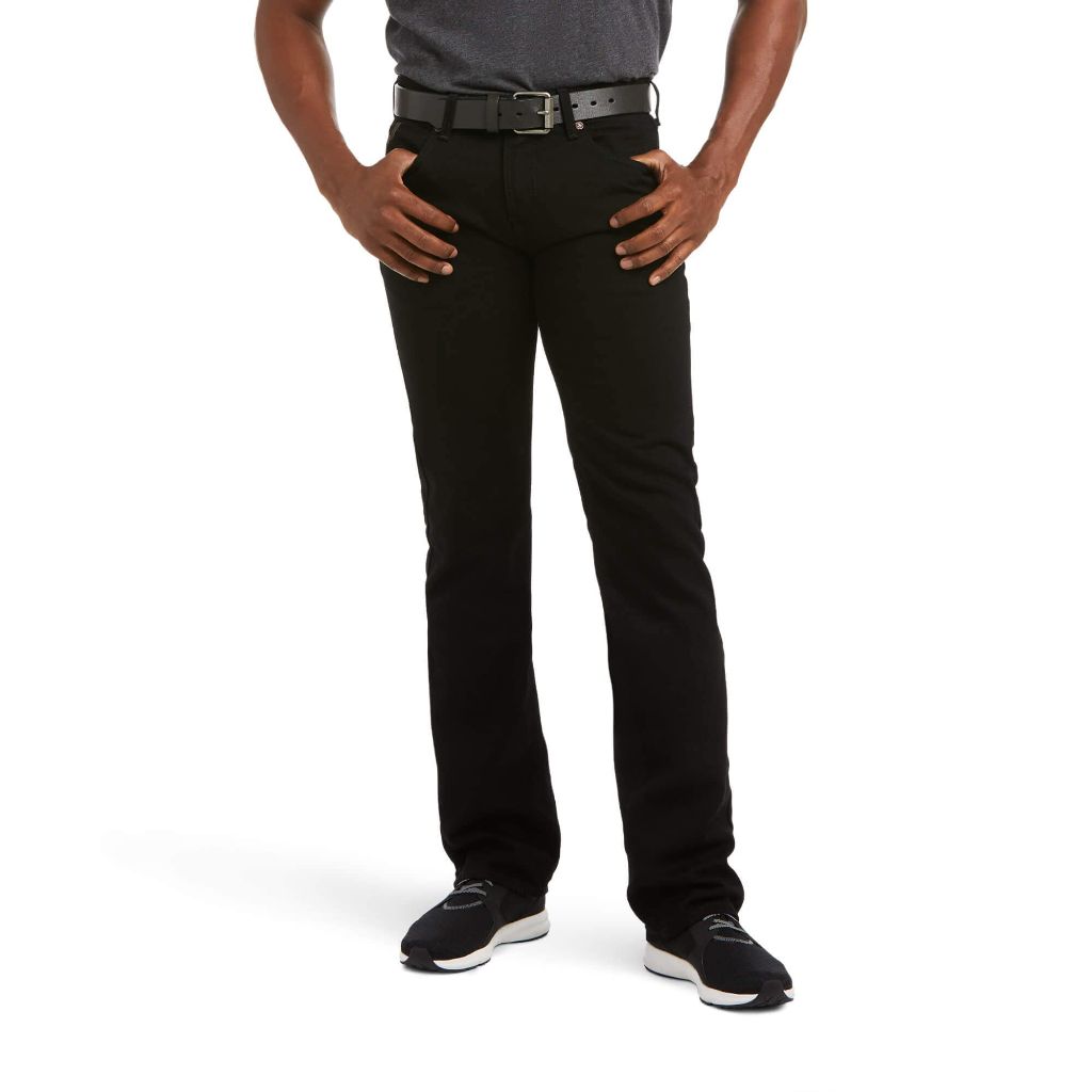 Ariat Men's Slim Legacy Straight Jean - Black - Size 32/38