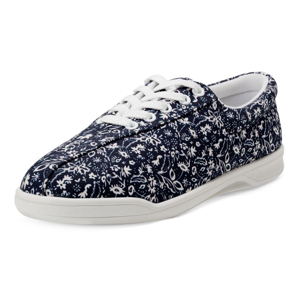 Easy Spirit AP2 Women's Oxford, 7.5 B(M) US, Navy-White-Floral
