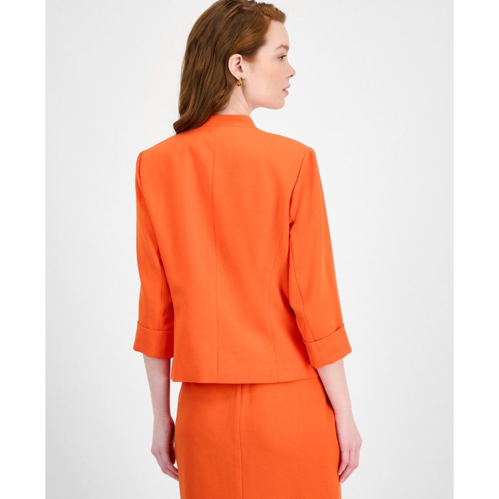 Kasper Women's Valencia Blazer - Orange, Size 4