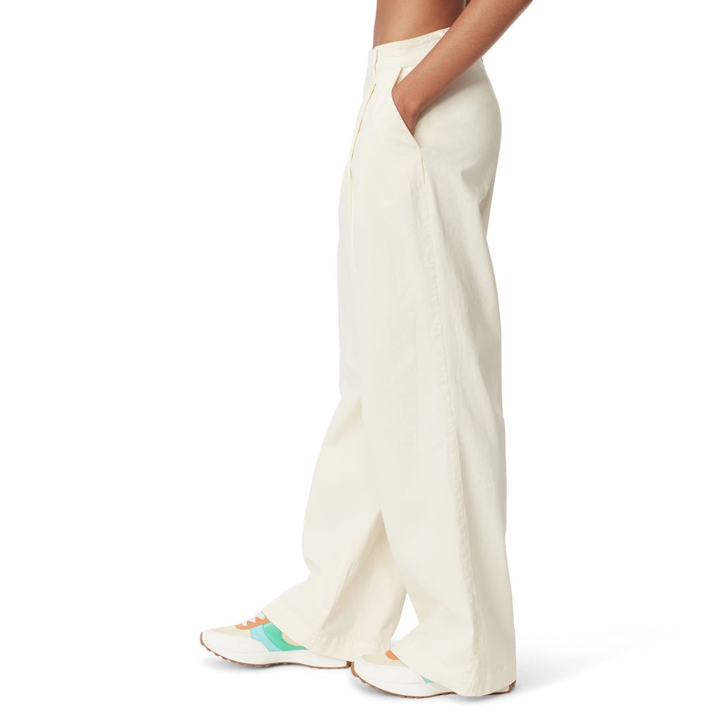 Circus NY Womens Low Slung Trouser High Rise Pants, Ecru, 24 US