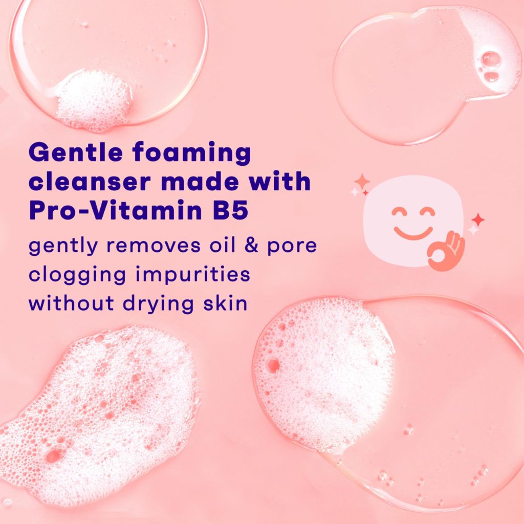Clean & Clear Essentials Oil-Free Foaming Facial Cleanser, Fragrance-Free, 8 fl oz
