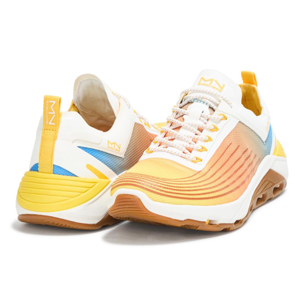 Skechers Men's Mark Naso A Line Glide-Penn Sneaker, WMLT, White/Multi 10