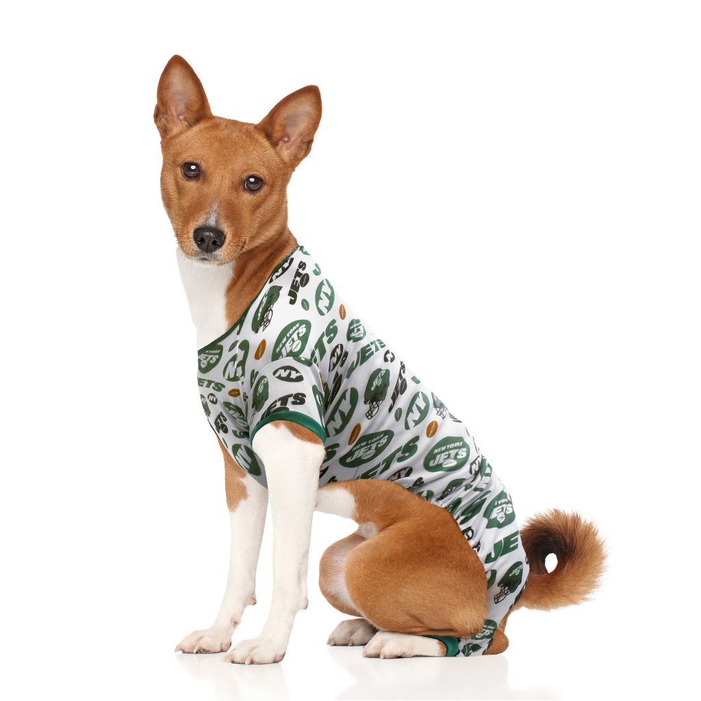 SZ L, Littlearth NFL New York Jets Pet Pjs, Team Color