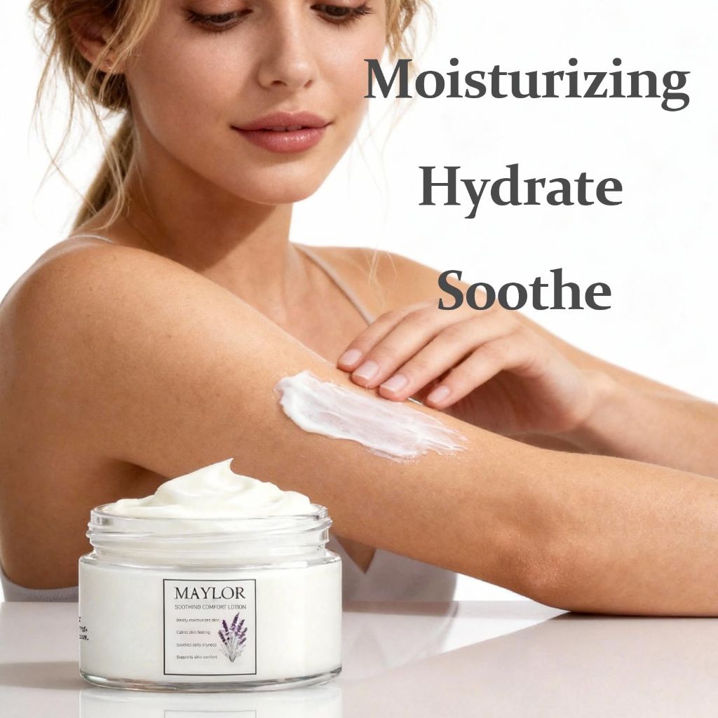 MAYLOR Magnesium Foot and Leg Lotion for Daily Moisture - Fast-Absorbing, Non-Greasy Hydrating Cream for Dry Skin, Pack of 1