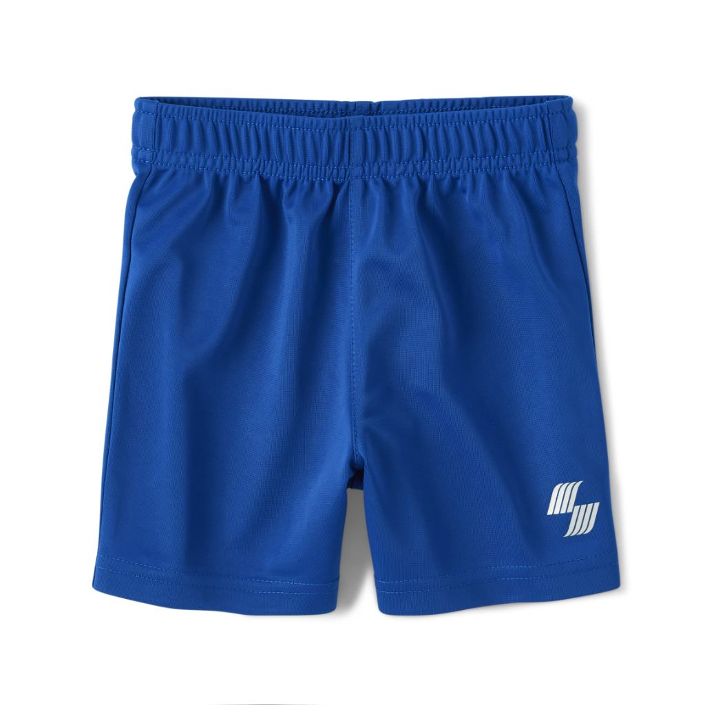 SZ 9-12M The Children's Place Baby Boys and Toddler Athletic Basketball Shorts, Renew Blue Single