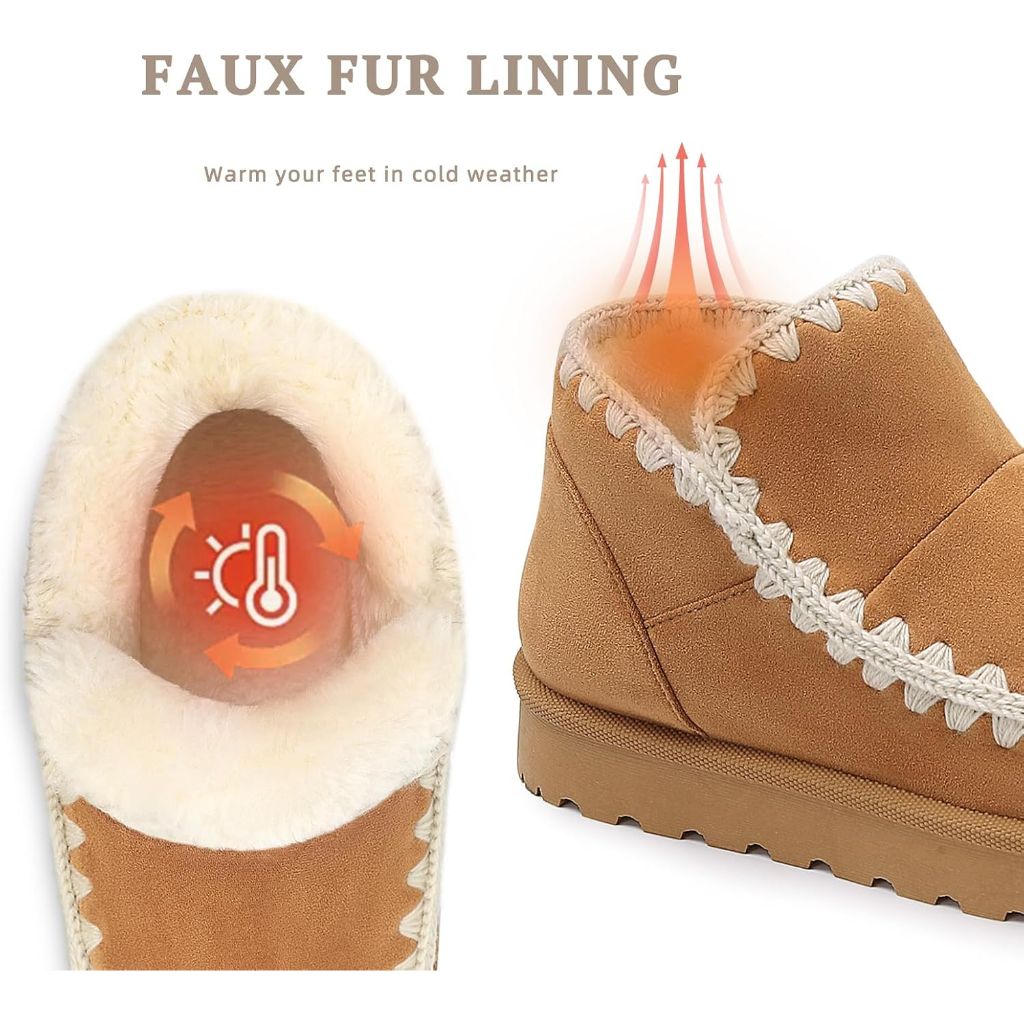 Winter Mini Boots for Women, Size 6