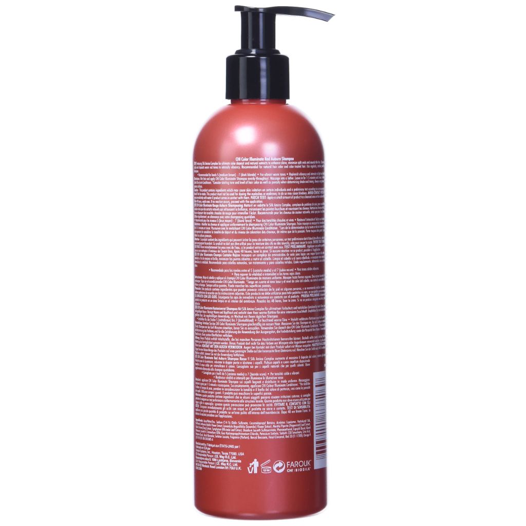 CHI Color Illuminate Shampoo,  Red Auburn, 12 Oz