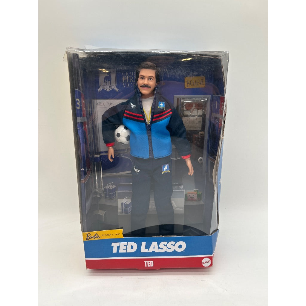 Barbie Collectible Ted Lasso Doll with Displayable Packaging