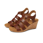 Rockport Briah New Gladiator Women's Shoes Tan Leather : 9 M (B)