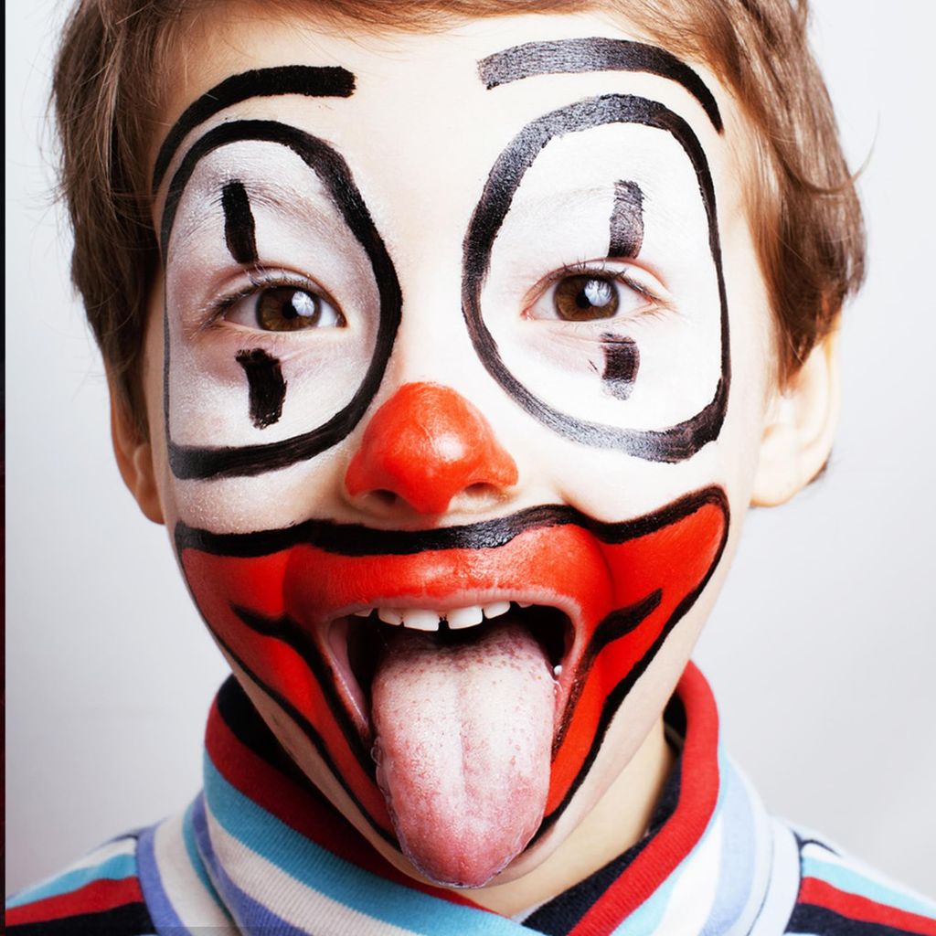 SUNNYVALE Halloween Clown White Face Body Paint Stick Cream