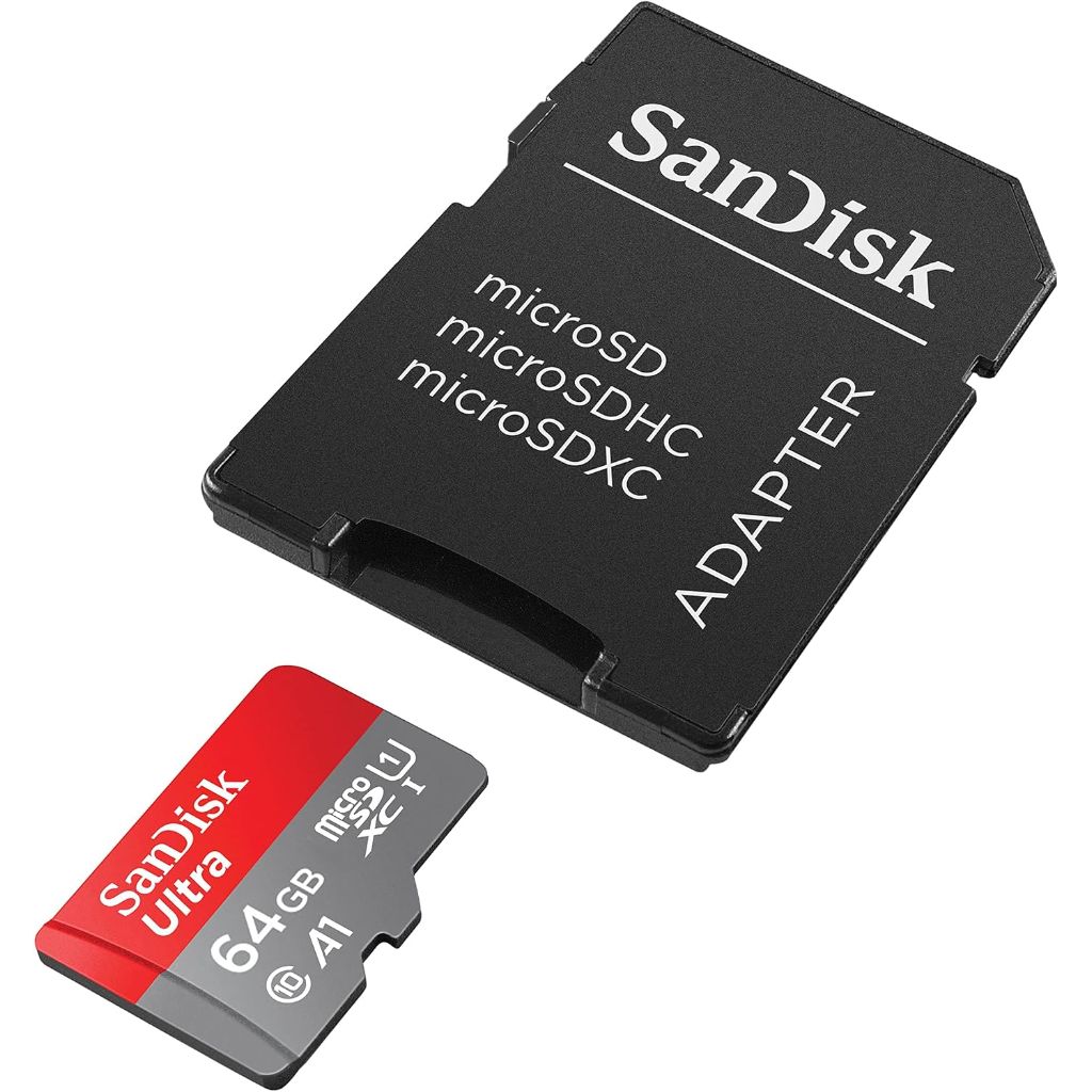 SanDisk 64GB Ultra microSDXC -I Memory Card with Adapter - 120MB/s