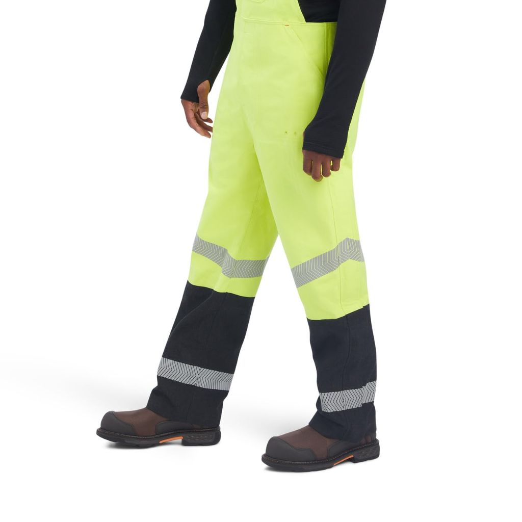 ARIAT Men's Flame Resistant Hi-Vis Waterproof Bib