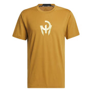 adidas Men's Mahomes Designed 4 Training T-Shirt - Bronze Strata, 2XL