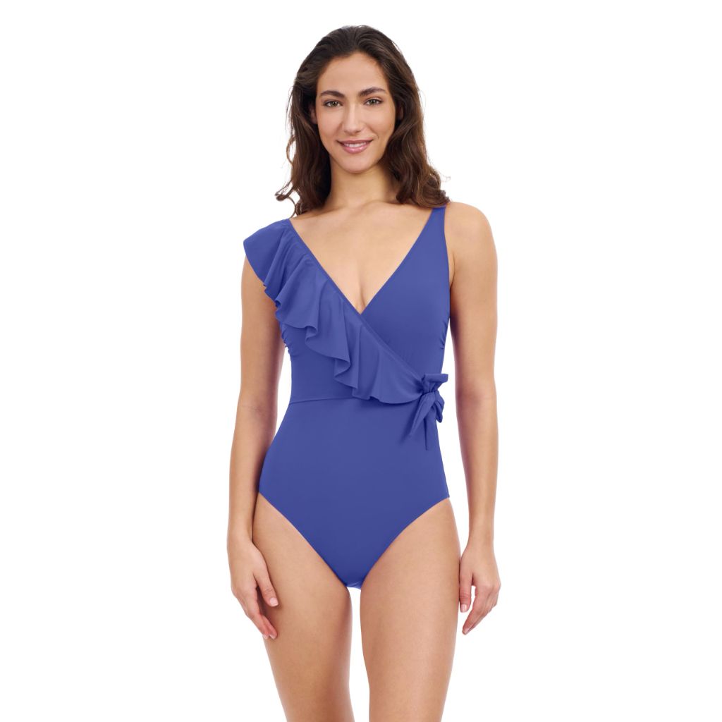 Profile by Gottex Women's Standard Tutti Frutti One Piece Swimsuit, Royal Blue