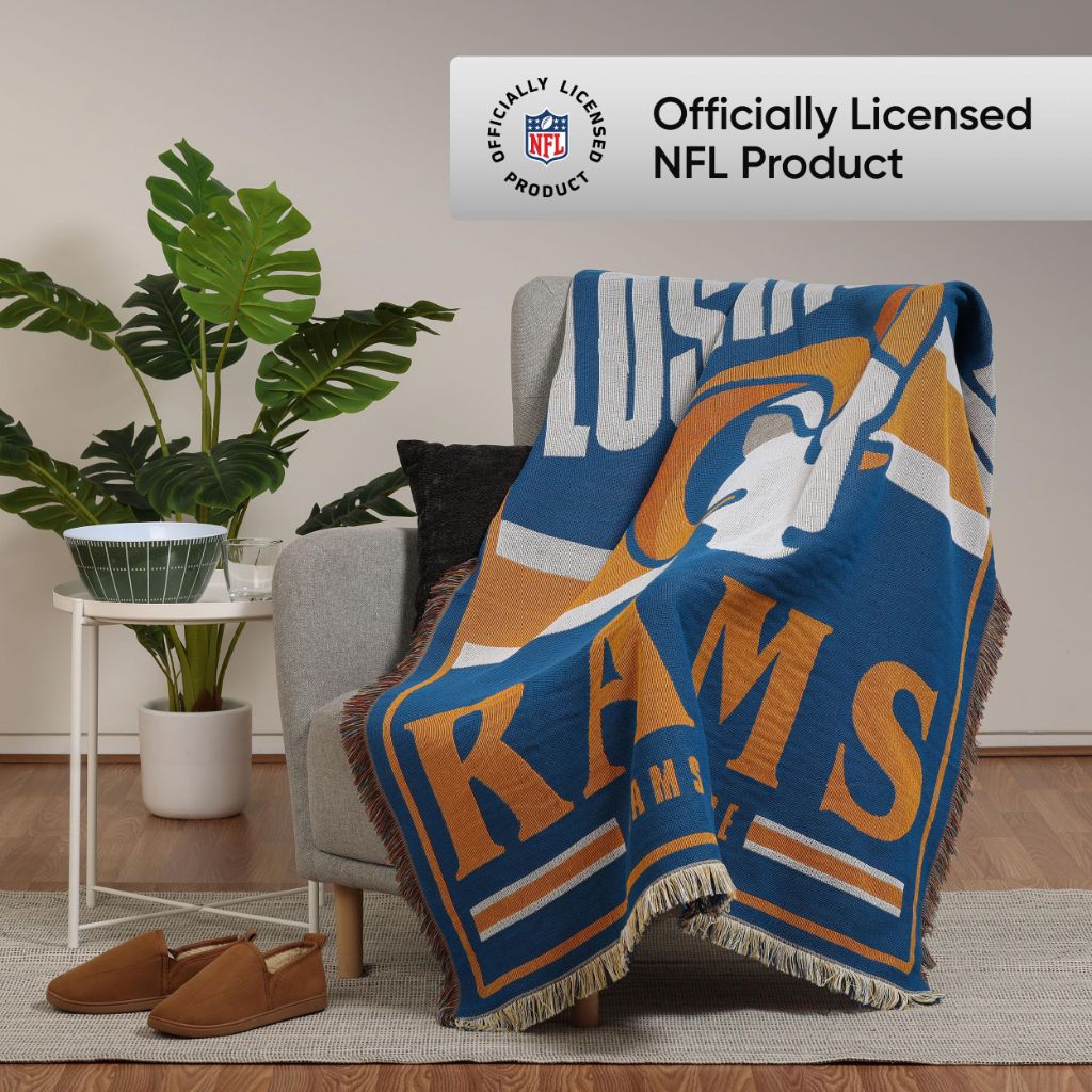FOCO Los Angeles Rams NFL Team Logo Woven Tapestry - 46" x 60"