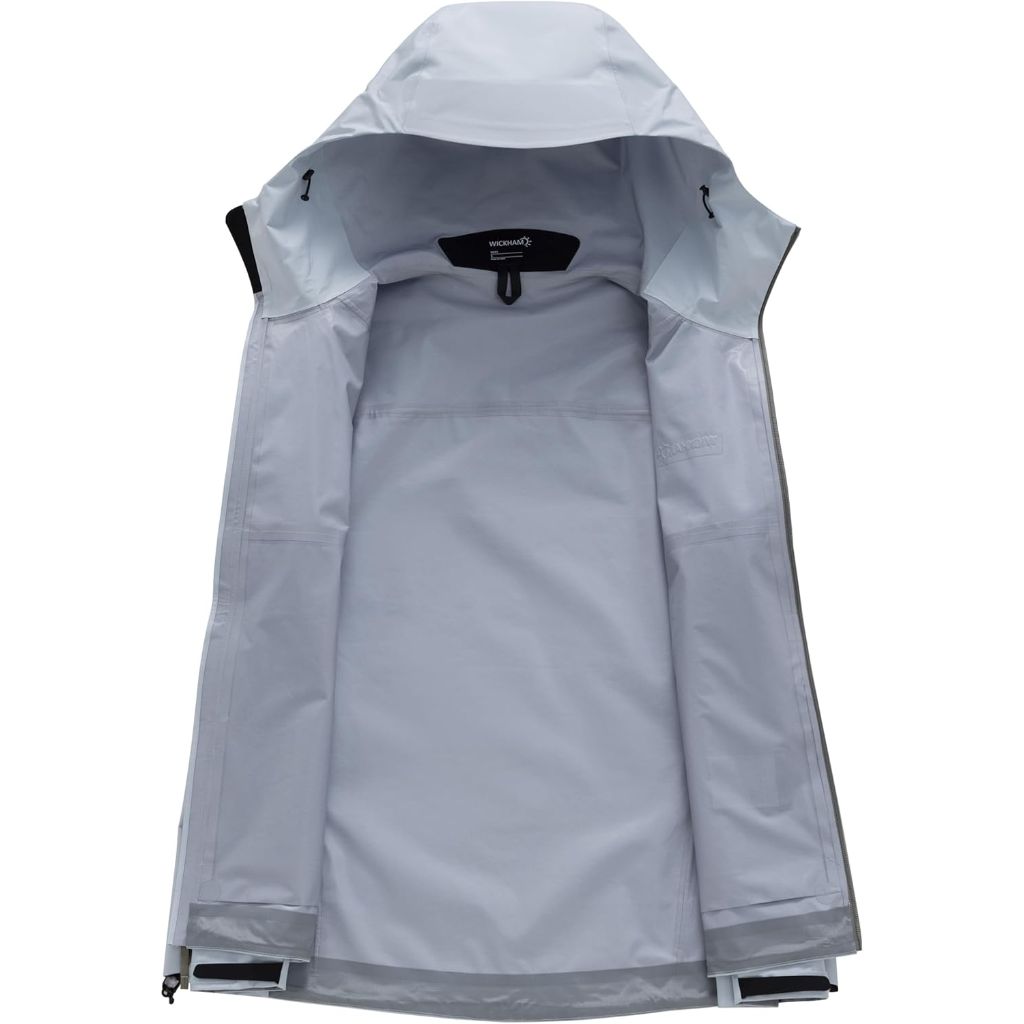 WICKHAM Men's High-performance Rain Jacket, Medium, Light Blue