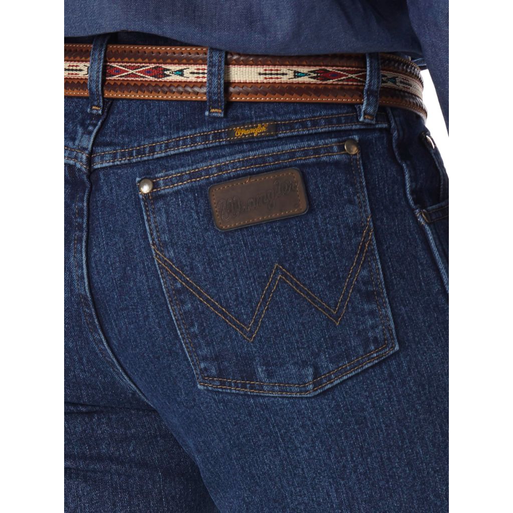 Premium Performance Cowboy Cut Regular Jean, Mid Stone, 34W x 32L