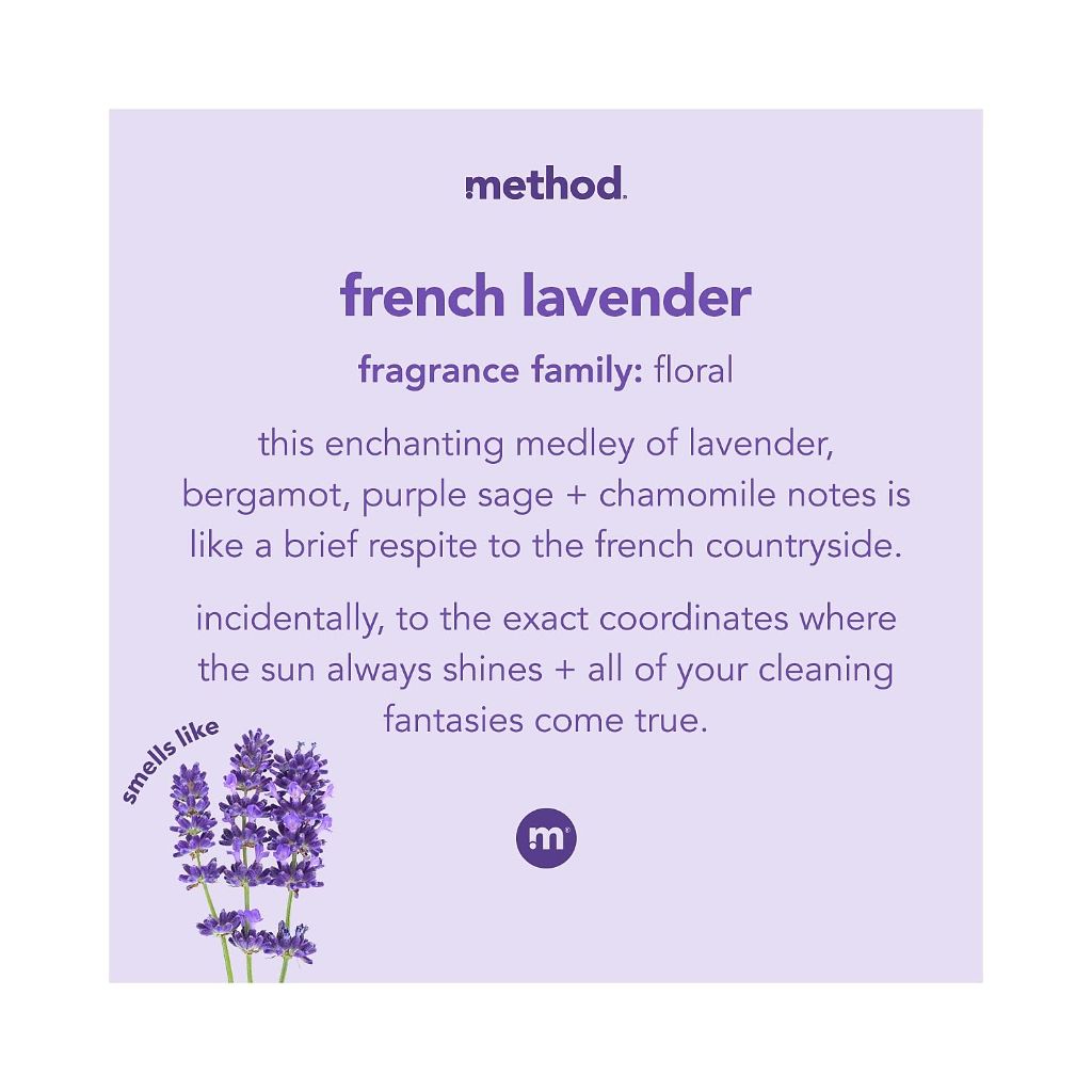Method Plant-Based Hand Wash Pump Bottle - French Lavender, 12 fl. oz.