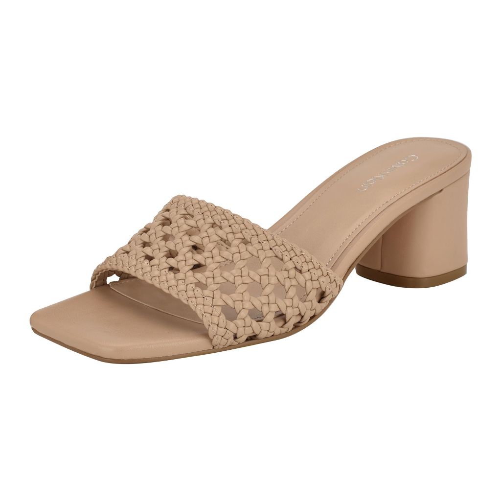 Calvin Klein Womens Brianny Light Natural 6.5 Medium