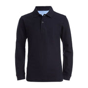 IZOD Mens Regular Fit Long Sleeve Polo Shirt, Medium, Blue