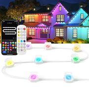 Heromind Permanent Outdoor Lights 100ft, Smart RGB with 60 LED, 8000 Hour Long