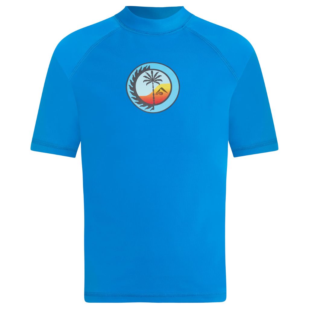 SZ 12 Kanu Surf Boys' Paradise UPF 50 Sun Protective Rashguard Swim Shirt | Wade Royal