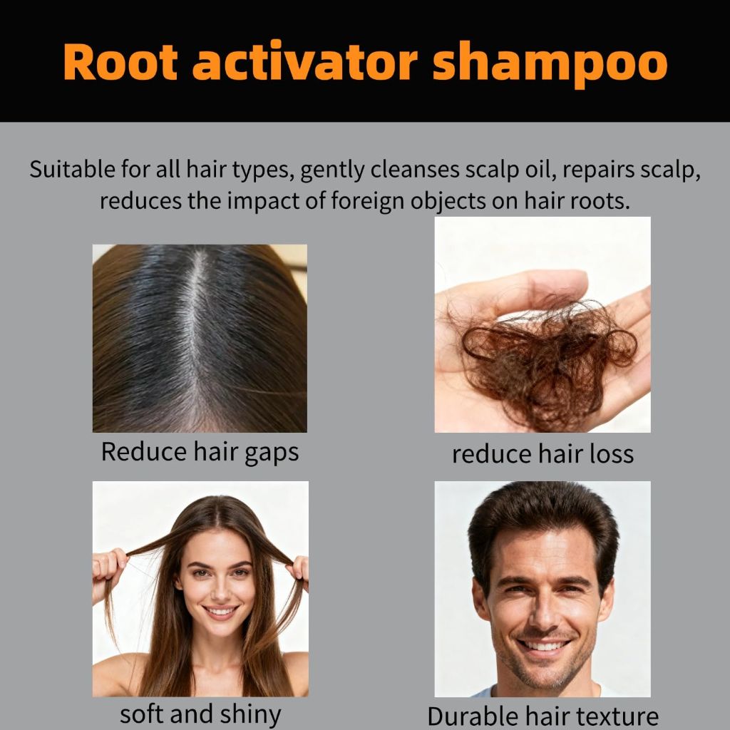 Root Activator Shampoo for Hair Loss - 3 fl oz
